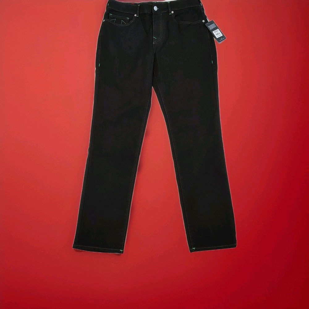 True Religion Geno Black Jeans Relaxed Slim‎ Men's Size 34/32